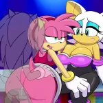Amy Rose Cucks Rouge the Bat Reupload: Hairy Porn