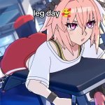 amplected astolfo fate fateapocrypha fate series animated audible music commentary english commentary highres sound tagme video 1boy 2025 androgynous ass black bow bow clenched hands crop top dutch angle english text exercising