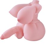: Amztoyscom SM FUTA Sex Doll Torso with Penetrable DildoRealistic Shemale Sex Doll Pink Big Breasts Sex Toy for Men Big Ass TPE Trans Sex Dolls Pocket Pussy10.8lb : Health Household