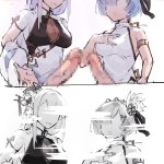 Emilia Rem and Subaru futanari