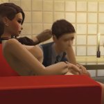 Sims futa fucks boy at restaurant