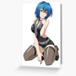 Blue Hair Hentai Greeting Card for Sale by morroon