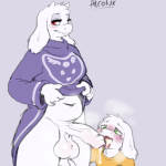 Post 3926961: AsrielDreemurr atrolux Toriel Undertale
