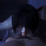 4K The ghost of a Japanese woman with a huge ass wants to fuck in bed a long penis that cums inside her repeatedly
