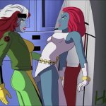 Rogue Futa and Mystique