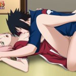 Sakura and Sasuke Uchiha