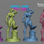 FUTA Blacksmith with Orc head version NSFW versions three dick versions and Miniatures version COMBO PACK 3D File for Cults
