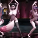 MMDKasukos Waistline Wag Dance Fire Path Magic Modification FUTA R-18