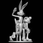 Bugs Spanking Futa Lola