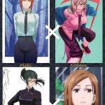 Silverfishnsfw on X: Poll available up on Subscribestar Futa Makima x Futa Power Futa Maki x Futa Nobara