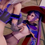 Busty Futa Fischl Fuck Mona Genshin Hentai watch online