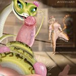 DoceCarol on X: Training session Master Viper and master Tigress are training some dirty moves on you w I hope you guys enjoy it! nsfw KungFuPanda hentai ballbusting cbt fanart