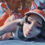 Kiriko Fucked Hard on the Beach StealthClobber