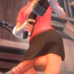 lamanthias a X: wanted to experiment with pfm files a bit the pose is basically directly from an old DreamHayzeSfm piece i really liked. femscout futa tf2 nsfw