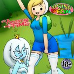 Adventure Time Porn: Fionna fucking on the ice princess