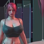Big tits redhead babe fucked by a futa demon in a 3D animation