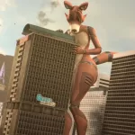 Giantess futa humping building