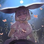 anchors mono eye os common raccoon kemono friends fennec kemono friends kemono friends highres 2futa animal ears bar censor blonde hair blush breasts censored cum futa with female futanari futanari pov gloves