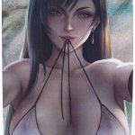 Sexy Card Final Fantasy 7 Tifa Lockhart Hentai Embossed 1112