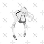 Lewd anime girl hentai manga ecchi waifu gray tone Art Print for Sale by ArthurPoe