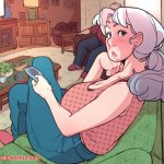 Porn comic The GILF Package. NotEnoughMilk. Sex comic blonde MILF invited