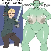 Orc-Milf Vs Puny Knight comic porn
