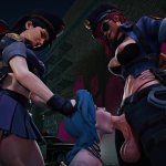 Arcane Caitlyn Forcing Jinx to Deepthroat that Huge Futa Cock of Vi