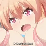 Demon tongue licking hentai