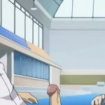 Uncensored Hentai Kimihagu: Fit Blue-haired Minami Indulges In Sex With Her Best Friend In the Pool