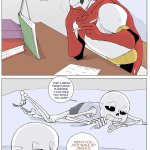 Sans getting handsy. Haha dont mind the randomness undertale undertail fontcest comic nsfw papyrusxsans smut hentai