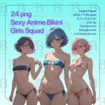 Sexy anime bikini