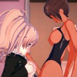 DANGANRONPA FUTA AOI FUCKS JUNKO HENTAI