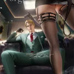 spy x family yor briarloid forger hentai pictures by sakimichan about blacklegwear dagger realistic