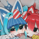 yuio58ok hatsune miku kasane teto mesmerizer vocaloid vocaloid taker pov absurdres highres non-web source 2girls animal ears cat ears cat tail deepthroat fellatio group sex heart heart-shaped pupils multiple girls oral pov