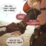 Porn comic Taming the Lioness. Dehya. Chapter 3. Genshin Impact. Firolian. Sex comic darkskinned guys were