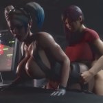Futa Harley gets wildly fucked in her big ass with big tits
