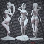 futanari demon lingerie STL File for Cults