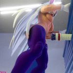 Futa Miruko having fun with fleshlight