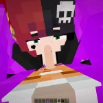 Minecraft Jenny Mod! Face-fucking a big titty goth girl Ellie!