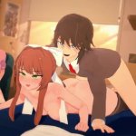 Doki Doki Literature Club Monika Cowgirl Position 3d