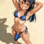 Futa Nagatoro at the beach Futa by HuskAI3000 on DeviantArt