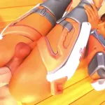 4K Futa milfs buttfuck several sexy futanari girls to get a creampie
