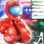 red among us Hentai Juggs. Big Hentai Tits!