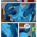 een datum met een Tentakel monster 9 Hentai strips