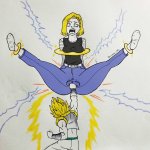 Android 18 Training Gotenks