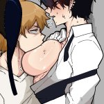 Denji Fondling Hirofumi Yoshidas Boobs By Mark Gavatino