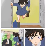 Circle Itaku Mouri Ran-chan Saimin Appli o Tsukawarete Oji-san ni Kekkon Zentei Sex o Kurikaesareru Meitantei Conan