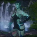 Futanari ninja in de jungle 3d