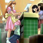 Young Step Brother Touching her Step Sister in Public! Uncensored Hentai Subtitled