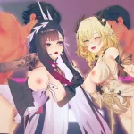 Honkai Star Rail orgie seks2AglaeaHysilens groepsseks 3D Hentai Animatie.